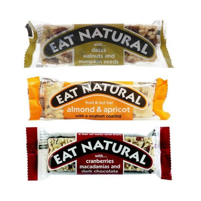 Eat Nat  Mixed Display Box:- Yoghurt Coated - Eat Nat  Mixed Display Box:- Yoghurt Coated 50g x 28