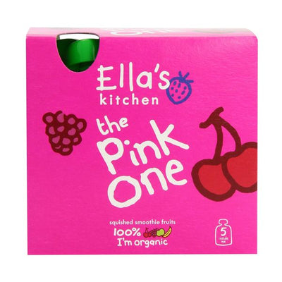 Ellas Kitchen  Smoothie Fruit Pink One Multipack - Ellas Kitchen  Smoothie Fruit Pink One Multipack (90gx5) x 3