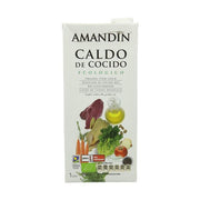 Amandin  Organic Meat Stock - Amandin  Organic Meat Stock 1Ltr
