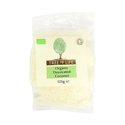 Tree Of Life  Organic Coconut - Dessicated - Tree Of Life  Organic Coconut - Dessicated 125g x 6