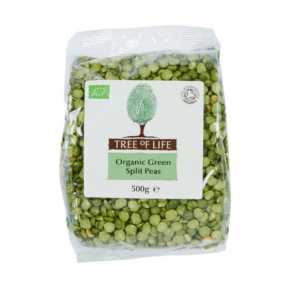 Tree Of Life  Organic Green Split Peas - Tree Of Life  Organic Green Split Peas 500g x 6