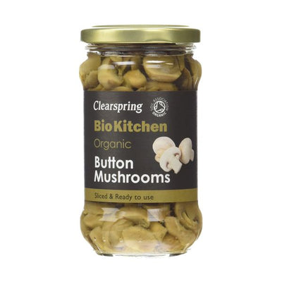 Clearspring  Button Mushrooms - Clearspring  Button Mushrooms 280g x 6