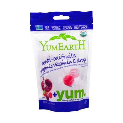 YumEarth  Vitamin C Drops Anti Oxifruits - YumEarth  Vitamin C Drops Anti Oxifruits 93.5g x 6