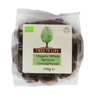 Tree Of Life - Organic Apricots - Unsulphered 250g x 6