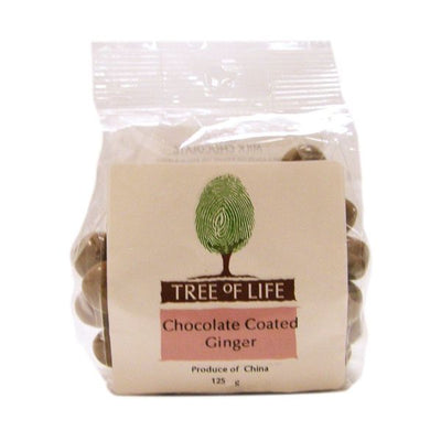Tree Of Life - Ginger - Chocolate Coated 125g x 6