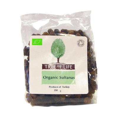 Tree Of Life - Organic Sultanas 250g x 6