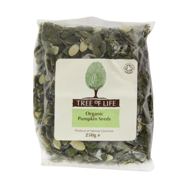 Tree Of Life - Organic Pumpkin - Seeds 250g x 6