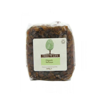 Tree Of Life - Organic Sultanas 500g x 6