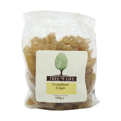 Tree Of Life - Ginger - Crystallised 500g x 6