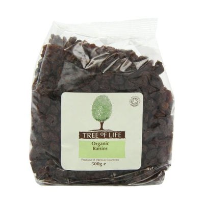 Tree Of Life - Organic Raisins 500g x 6