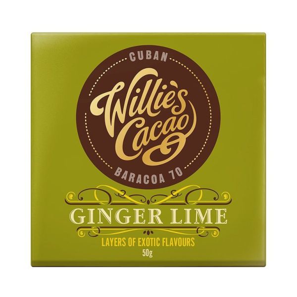 Willies - Willies  Dark Chocolate With Ginger & Lime 50g