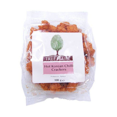Tree Of Life - Crackers - Hot Korean Chilli 100g x 6
