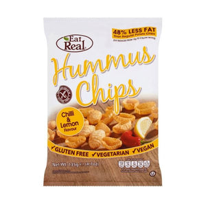 Eat Real - Eat Real  Hummus Chilli & Lemon Chips 135g x 10