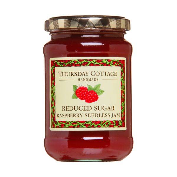 Thursday Cottage Reduced Sugar Raspberry Seedless Jam - Thursday Cottage  Reduced Sugar Raspberry Seedless Jam 315g