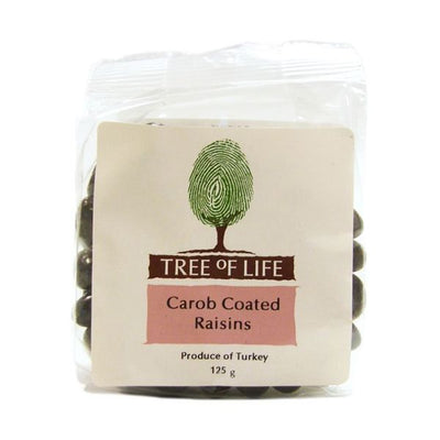 Tree Of Life - Raisins - Carob Coated 125g x 6