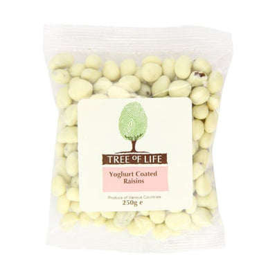 Tree Of Life - Raisins - Yoghurt Coated 250g x 6