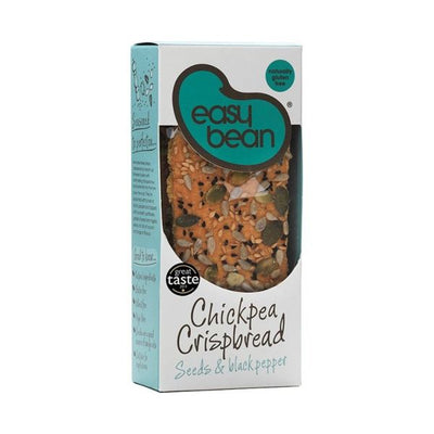 Easy Bean - Easy Bean  Chickpea Crispbread - Seeds & Black Pepper 110g