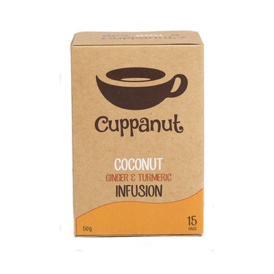 Cuppanut - Cuppanut  Coconut Ginger & Turmeric Infusion 15 Bags