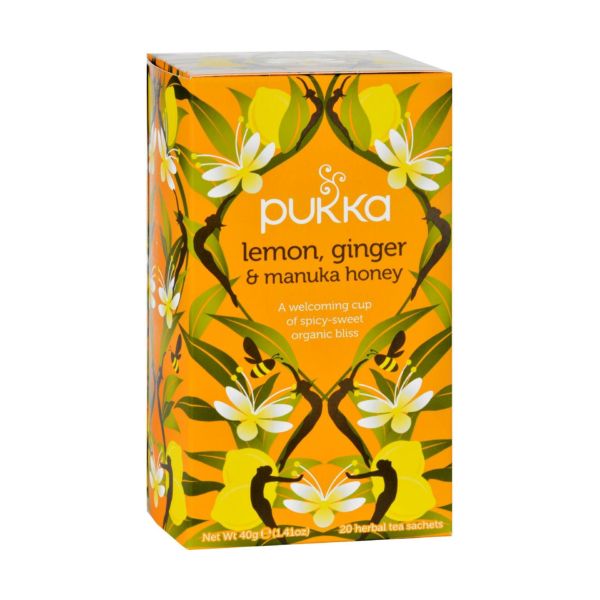 Pukka - Pukka  Lemon Ginger & Manuka Honey Tea 20 Bags