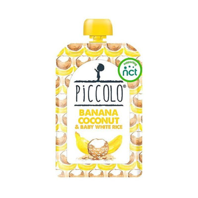 Piccolo - Piccolo  Banana Coconut & Baby Brown Rice Stage 1 100g x 5