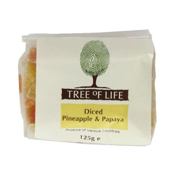 Tree Of Life - Papaya & Pineapple - Mixed 125g x 6