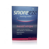 Snoreeze - Snoreeze  Snoring Relief Nasal Strips S/M 10s