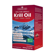 Natures Aid - Natures Aid  Krill Oil 500mg (Superba) Capsules 60s