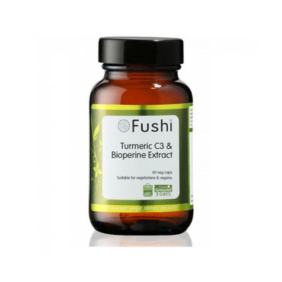 Fushi - Fushi  Turmeric C3 & Bioperine Extract High Strength Veg Caps 60s