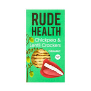 Rude Health - Rude Health  Organic Chickpea & Lentil Gluten Free Crackers 120g x 5