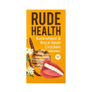 Rude Health - Rude Health  Organic Buckwheat & Black Bean GF Crackers 120g x 5