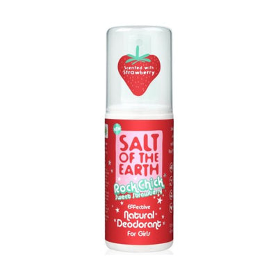Salt Of - Salt Of T/Earth  Rock Chick Sweet Strawberry Deodorant Spray 100ml