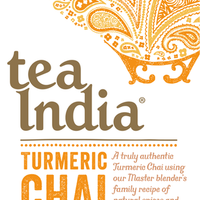 Tea India Turmeric Chai 40 Bags x 4