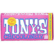 Tonys White Chocolate Raspberry & Popping Candy 180g x 15