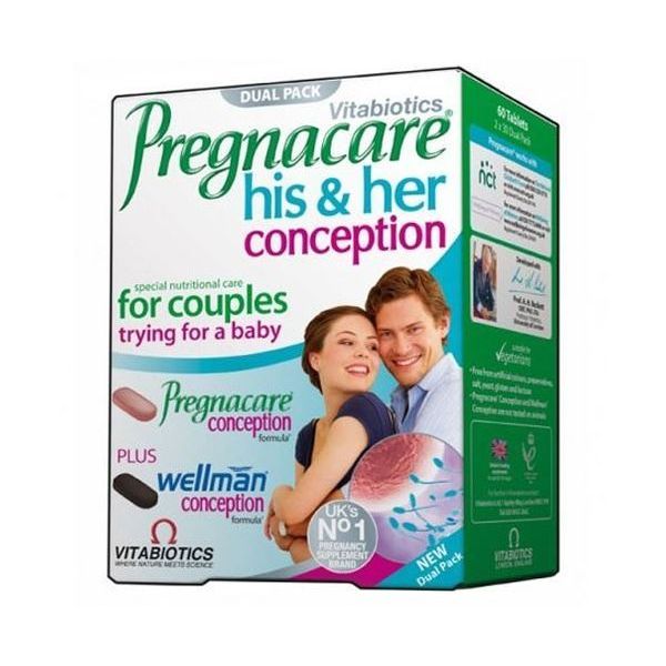 Vitabiotics - Pregnacare His & Hers Tablets 60s