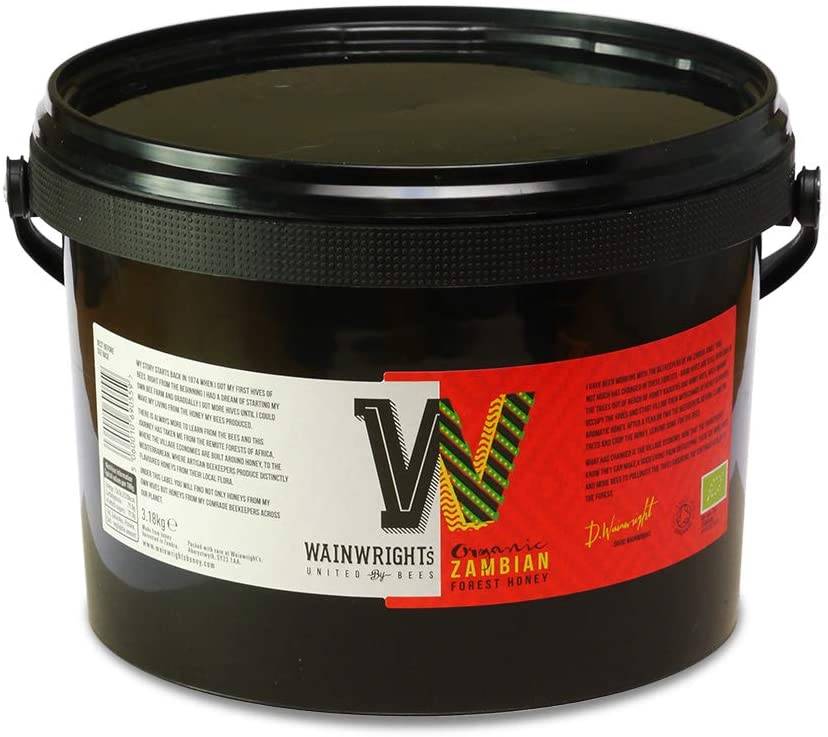 Wainwrights Organic Zambian Forest Clear Honey 3.18kg