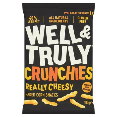 Well & Truly Crunchies - Really Cheesy 100g x 14