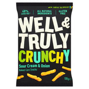 Well & Truly Crunchies - Sour Cream Onion 100g x 14