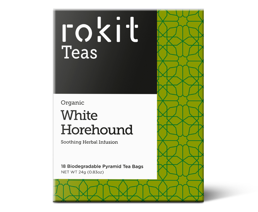 Rokit Org White Horehound Infusion Tea 18 Bags x 6