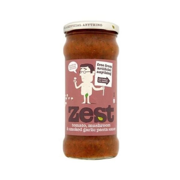 Zest - Tomato Mushroom & Smoked Garlic Pasta Sauce 350g