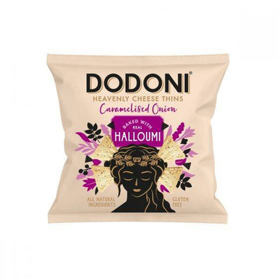 Dodoni Halloumi Caramelized Onion Thins 22g x 10