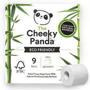 Cheeky Panda The Plastic Free Bamboo Toilet Rolls 9 Pack