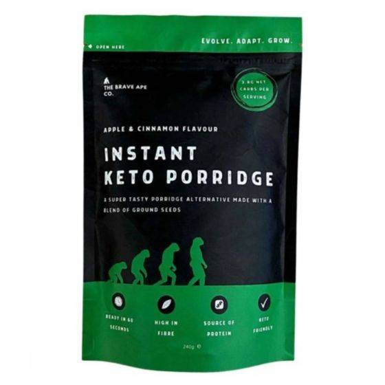 Brave Ape Co Apple & Cinnamon Keto Porridge 240g