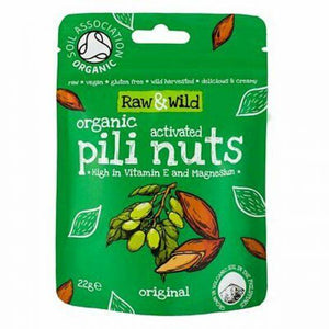 Raw & Wild Activated Pili Nuts - Original Snack Pack 22g x 12