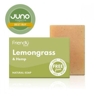 Friendly Soap Lemongrass & Hemp 95g x 6