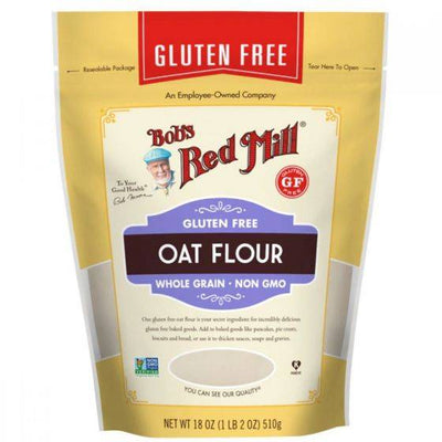 Bobs Red Mill Gluten Free Oat Flour 510g x 4
