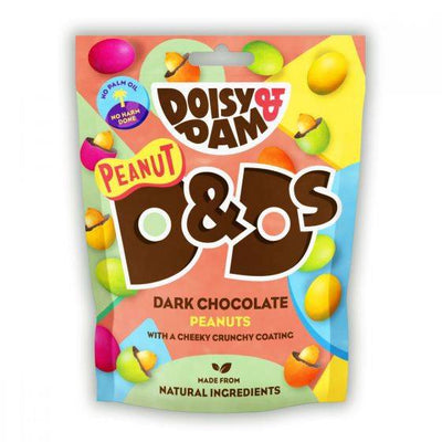 Doisy & Dam Dark Chocolate Peanut Share Pouch 80g x 7