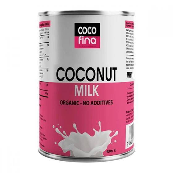 Cocofina Organic Coconut Milk 400ml x 6