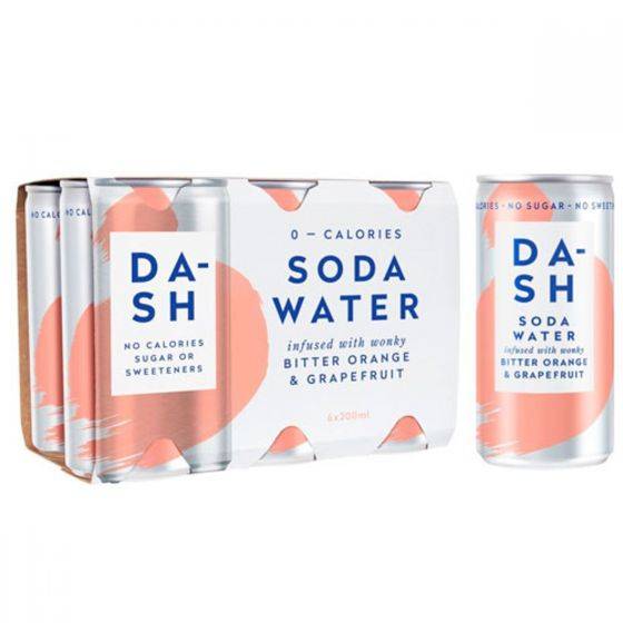 Dash Water Soda - Bitter Orange & Grapefruit Multi (200mlx6) x 4