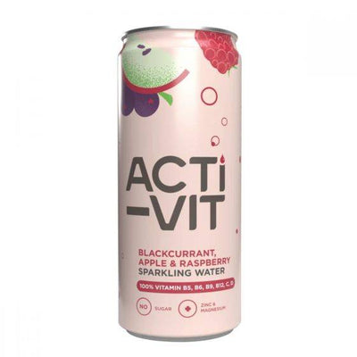 ACTi-Vit Blackcurrant Apple & Raspberry Vitamin Water 330ml x 12
