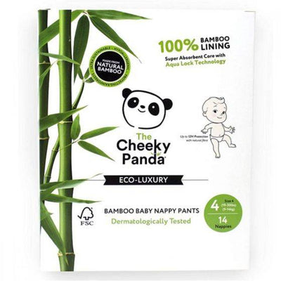 Cheeky Panda The Bamboo Nappies Size 4 (9-14Kg) 14s